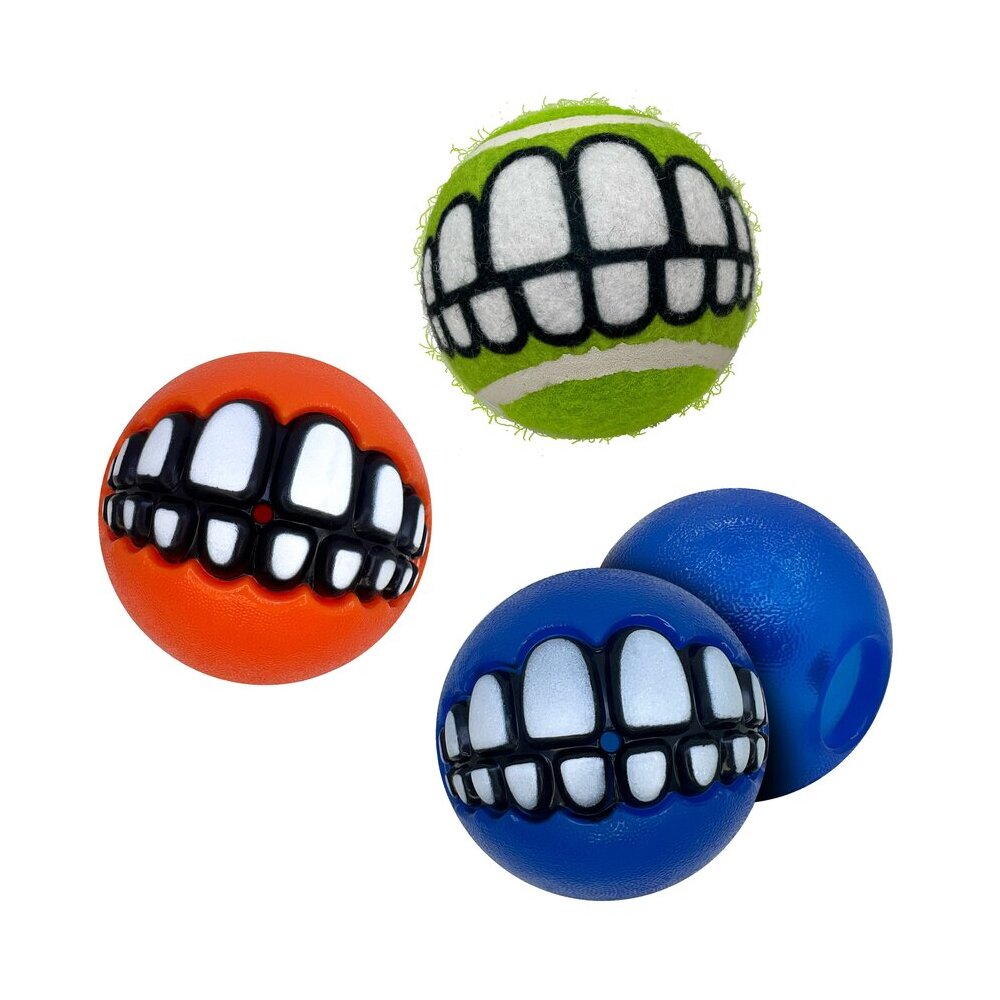 Pelotas KONG Grinz by Rogz Variety 3-pk