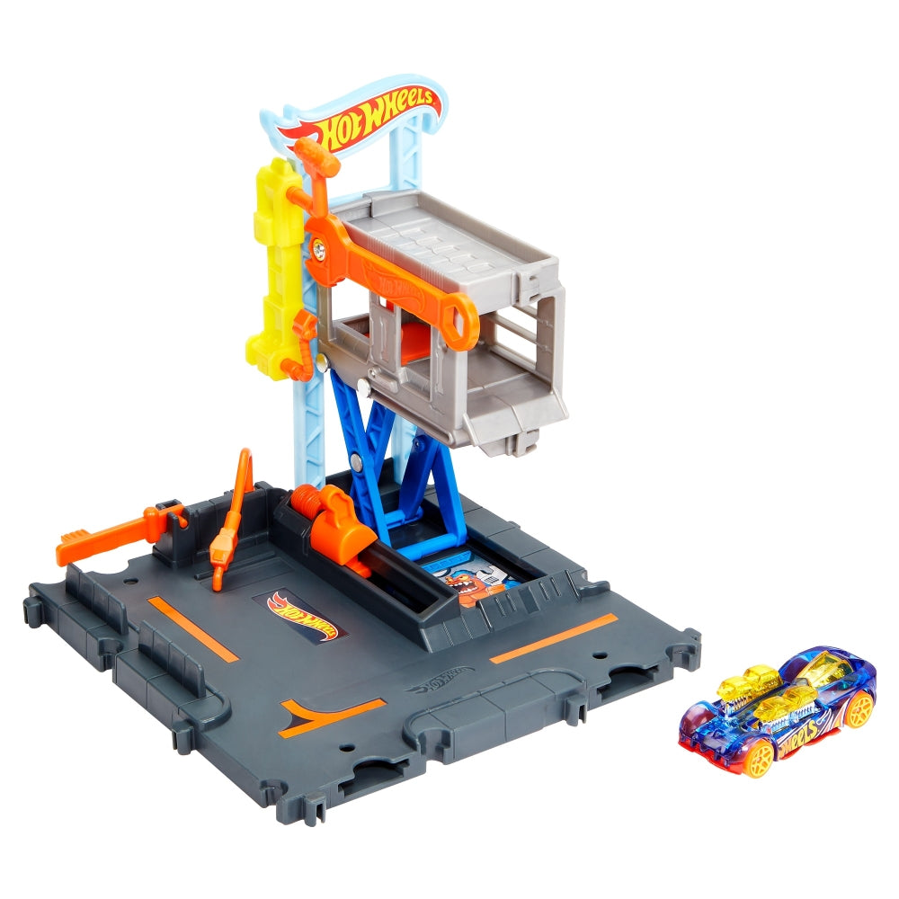 Pista Hot Wheels City Taller De Reparaciones