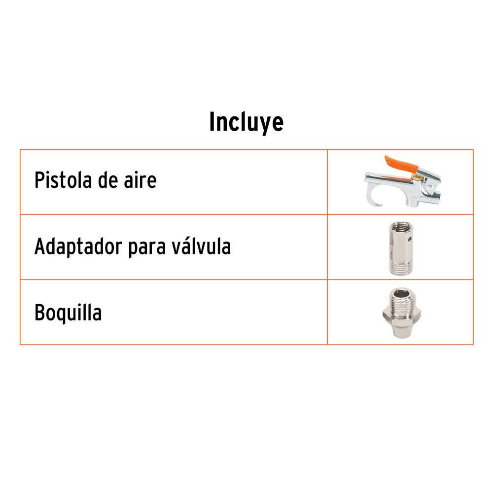 Pistola Metálica para Sopletear Truper 1/4 NPT