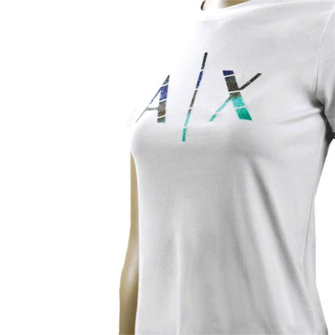 Polera Armani Exchange en Color Blanco