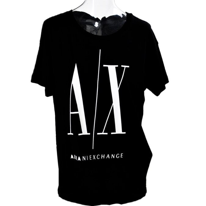 Polera Armani Exchange en Color Negro