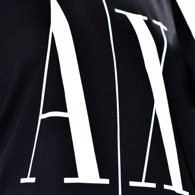 Polera Armani Exchange en Color Negro