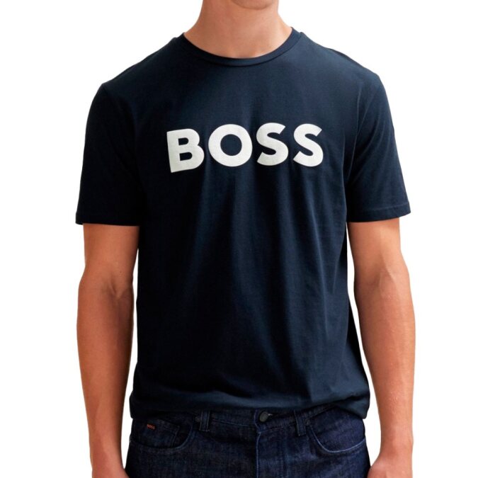 Polera Boss en Azul Oscuro