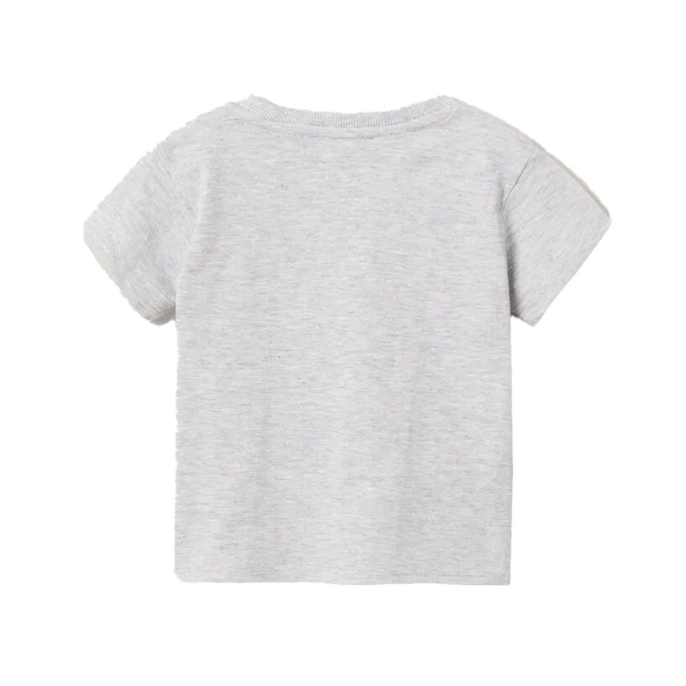 Polera Mango Kids en Color Gris