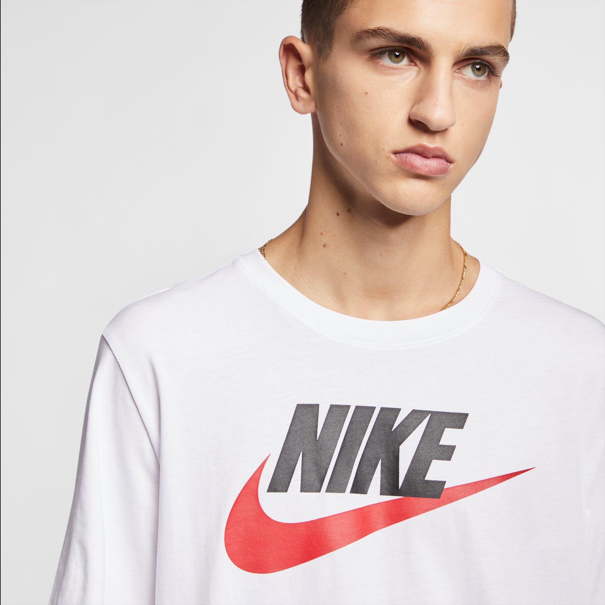 Polera Nike Color Blanco Con Estampado