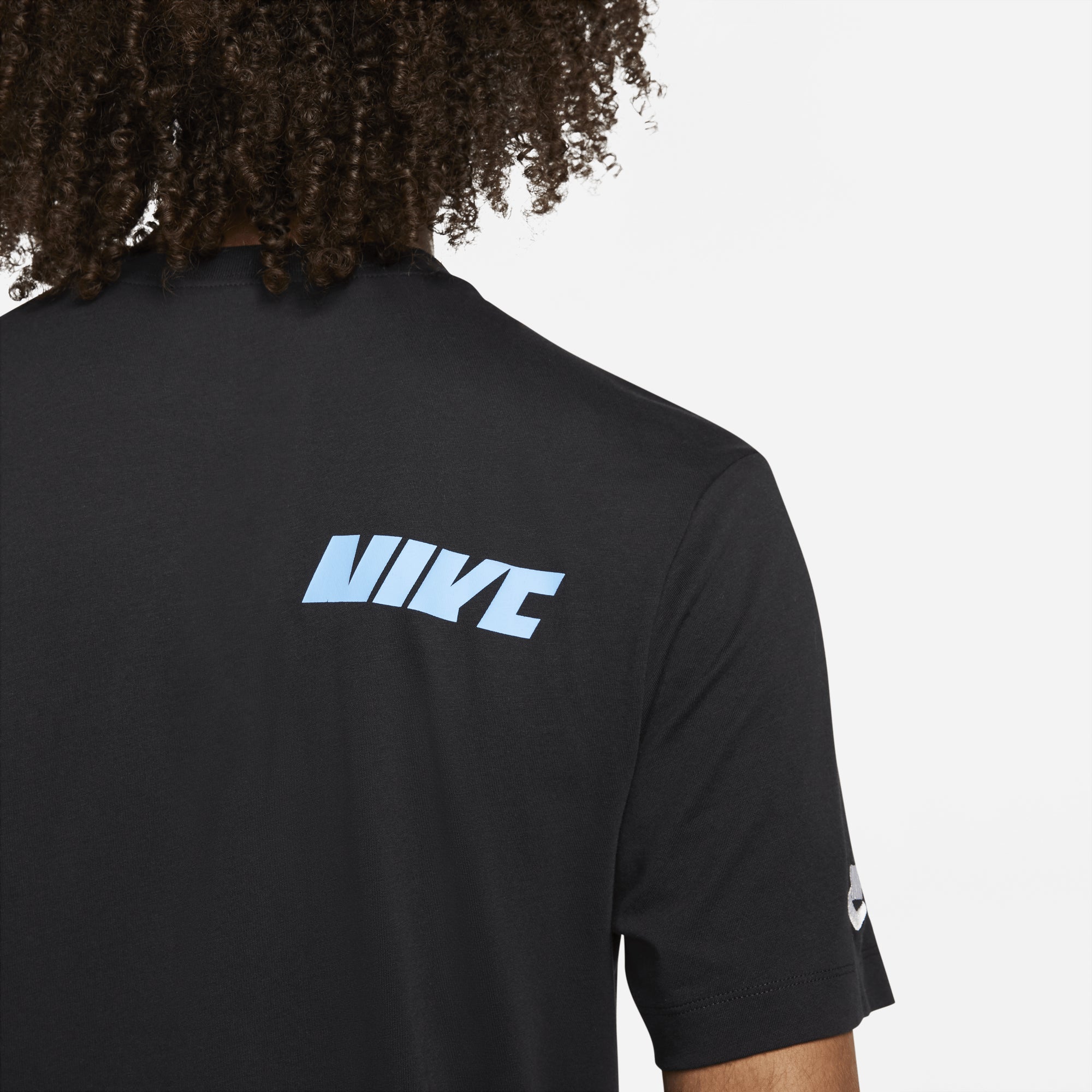 Polera Nike Color Negro Y Azul