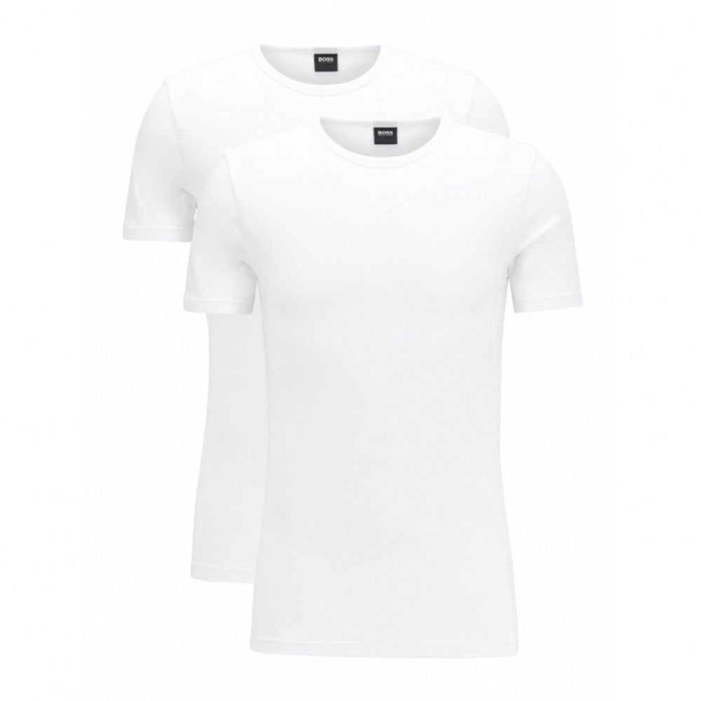 Polera para Varon Boss 50325407 en Color Blanco