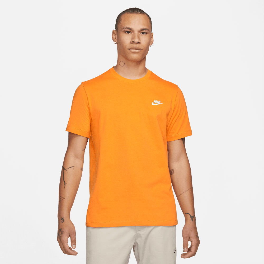 Polera Nike Club Tee Color Naranja