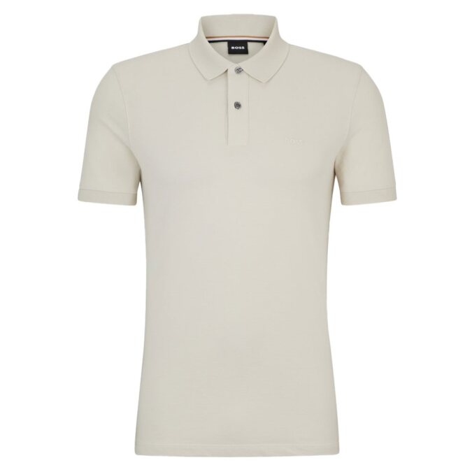 Polo Boss 50468301 Abierto Blanco