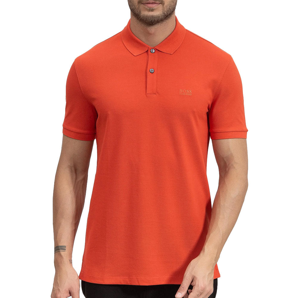 Polo Boss 50425985 Rojo Brillante