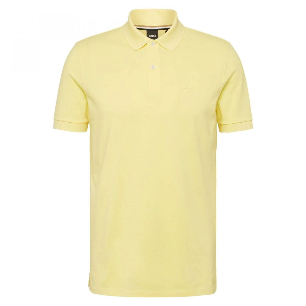 Polo Boss en Amarillo Pastel