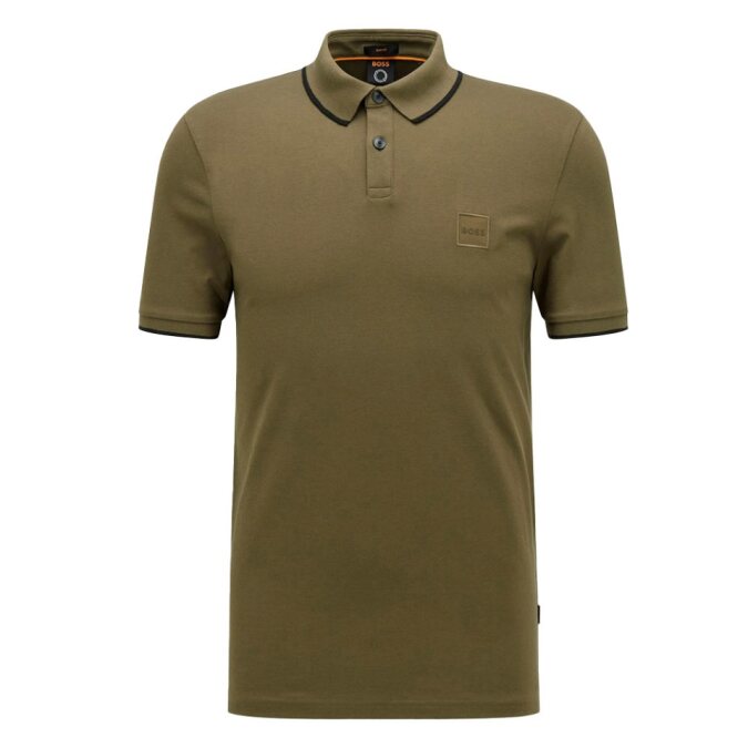 Polo Boss en Verde Oscuro