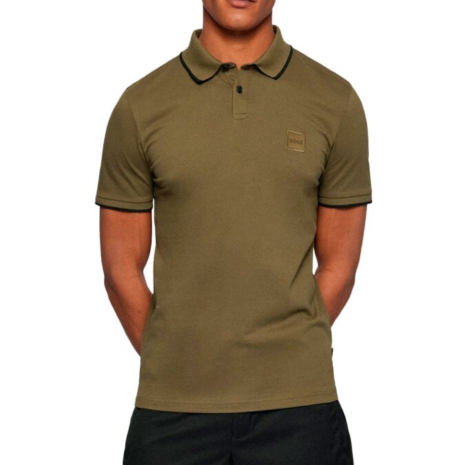 Polo Boss en Verde Oscuro