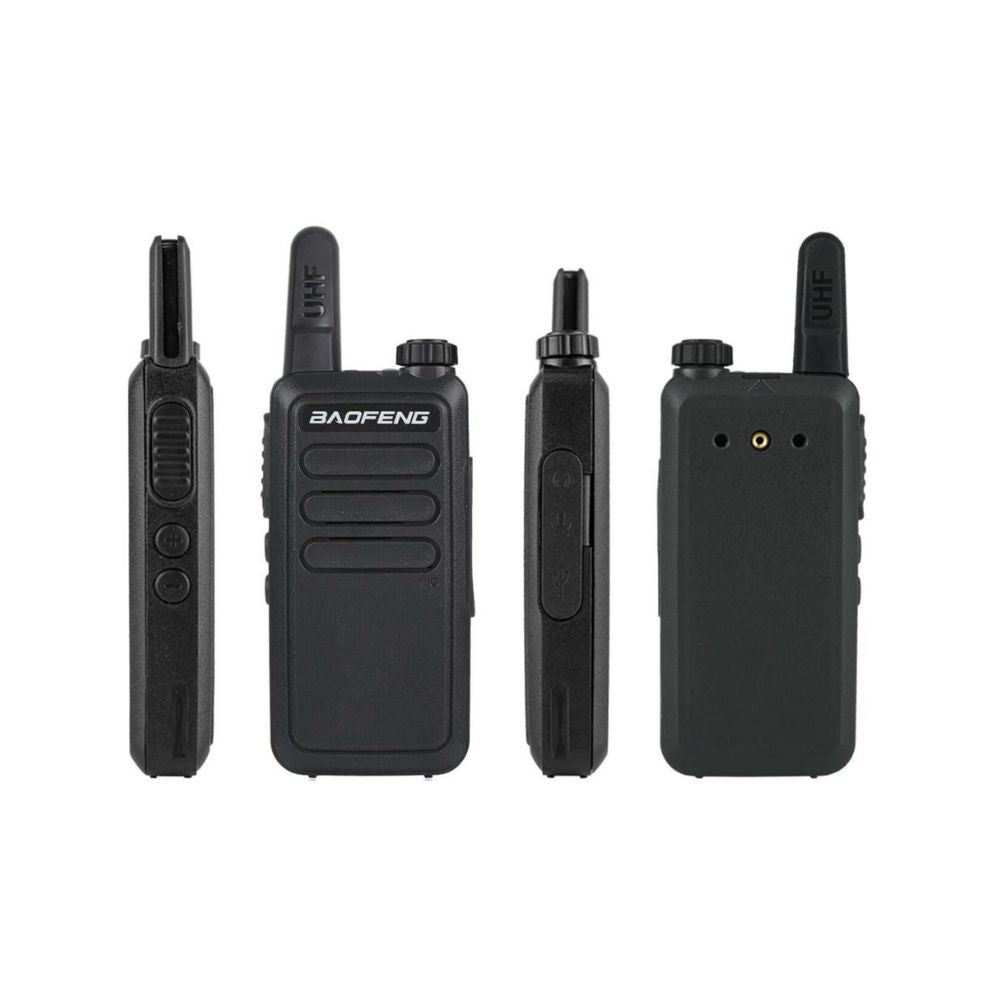 Radio Portable Baofeng UHF Analogico 400 a 470 MHz 16 Canales Potencia 5W BF-R5