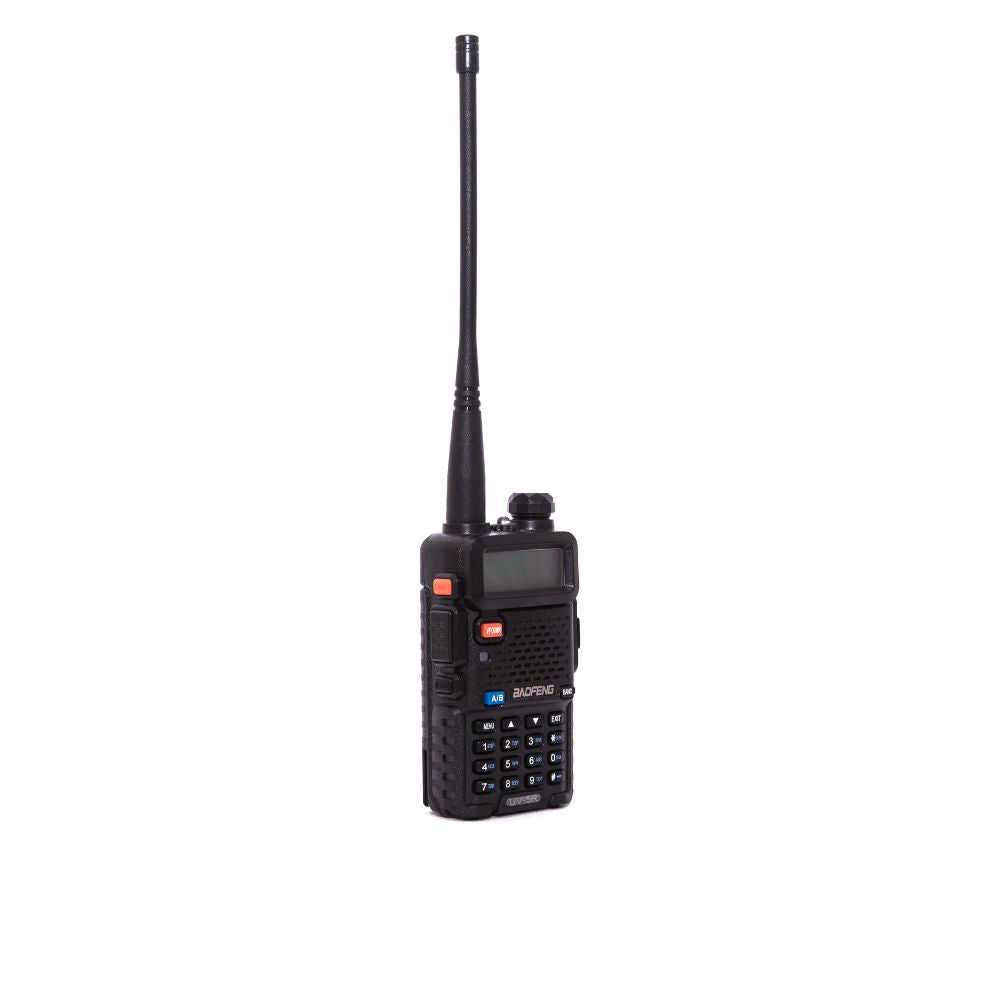 Radio Portable Baofeng UHF VHF con Pantalla Doble Banda 128 Canales Potencia 5W UV-5R