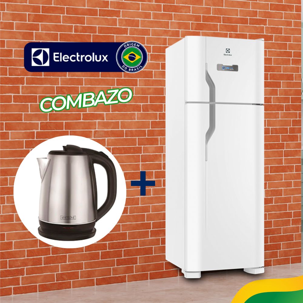 Combo Refrigerador Seco Electrolux TF40 de 310 Ltr. + Caldera Eléctrica Electrolux