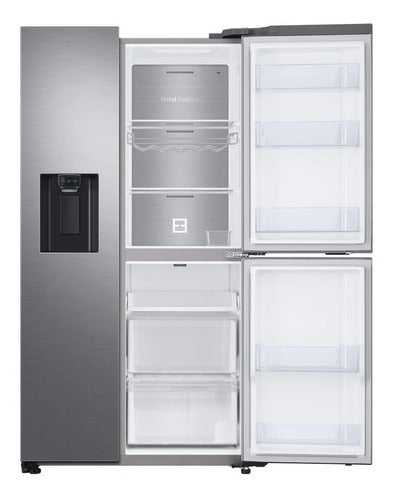 Refrigerador Samsung 602 Lt 3 Puertas Metal Cooling