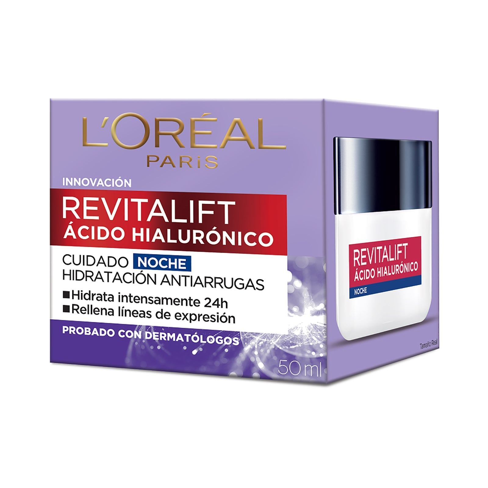 Crema Facial Revitalift Ácido Hialurónico Noche 50ml