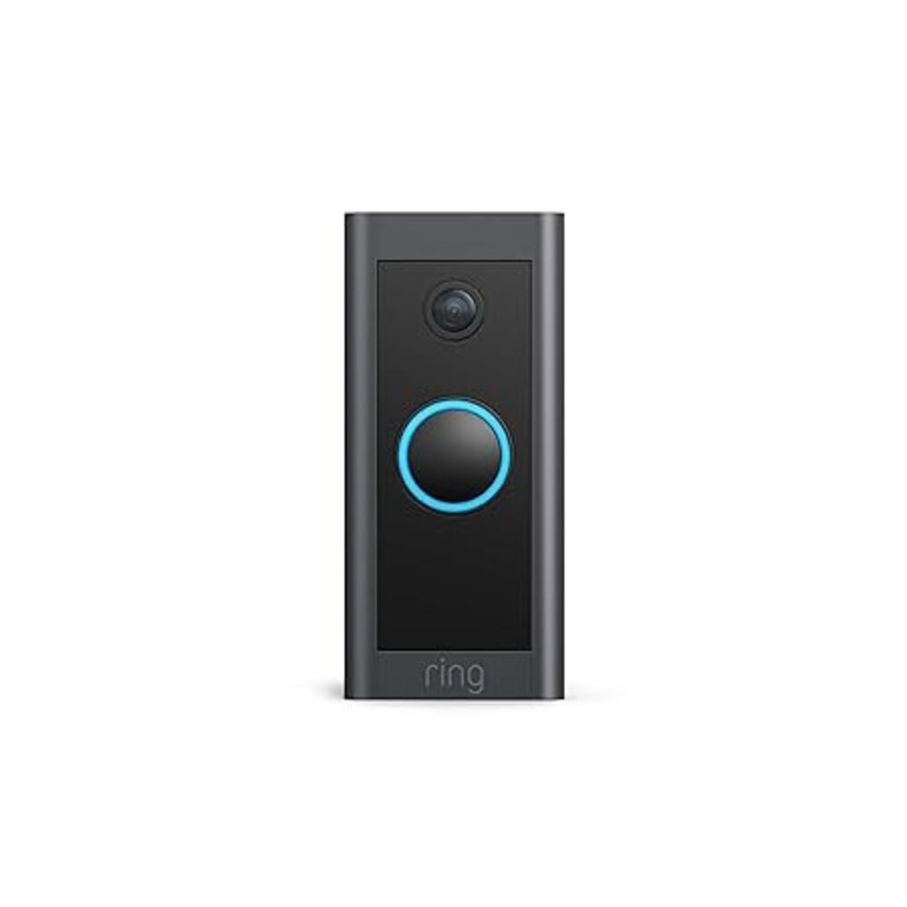 Ring Amazon Doorbell Cableado 1080p HD Audio 2 vias Detector de Movimiento Wifi 2.4Ghz