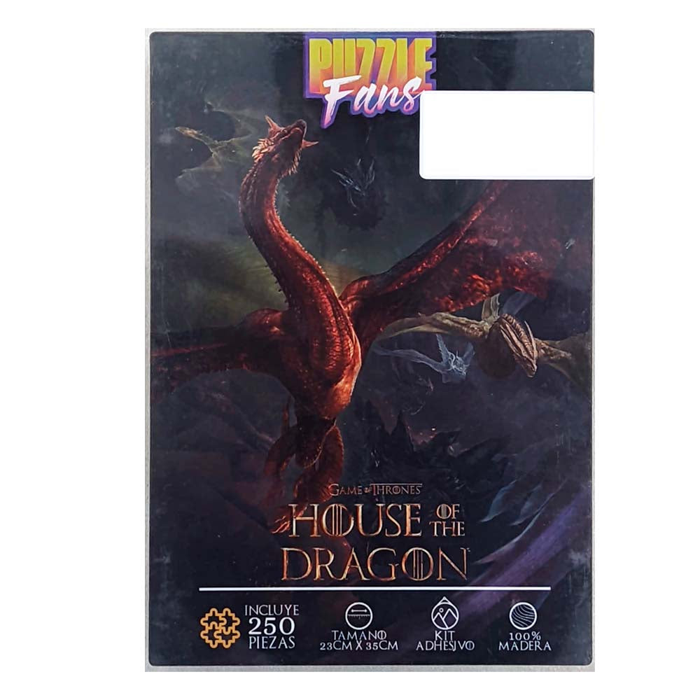 Rompecabezas de Madera Ayni Puzzles The House of The Dragon 250 Piezas