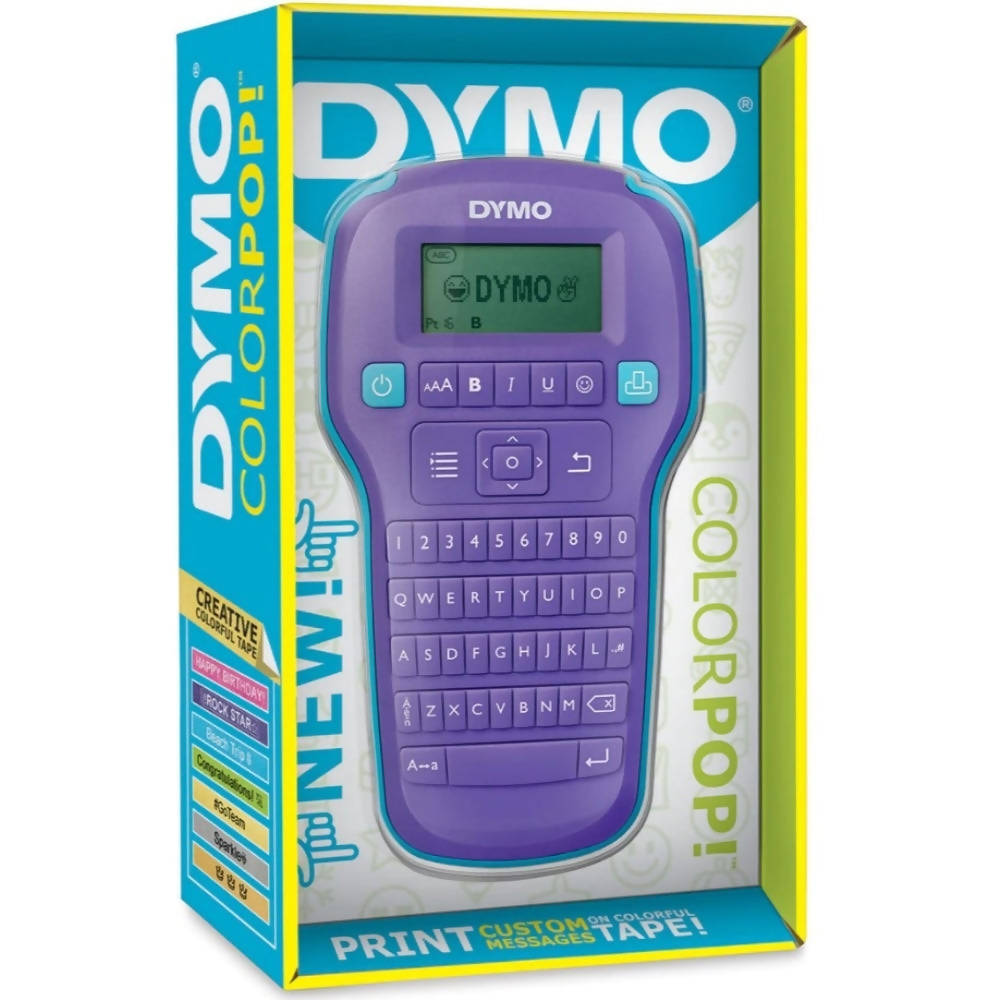 Etiquetadora Dymo Labelmanager Pop Purple Incluye 1 Cinta de 3m Codigo 2056108