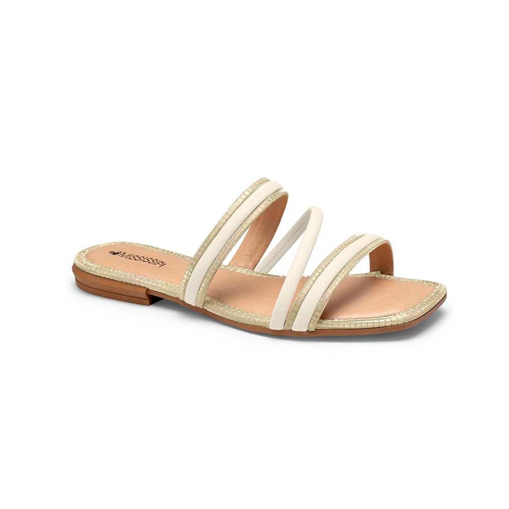 Sandalia Kolosh Flat Golden