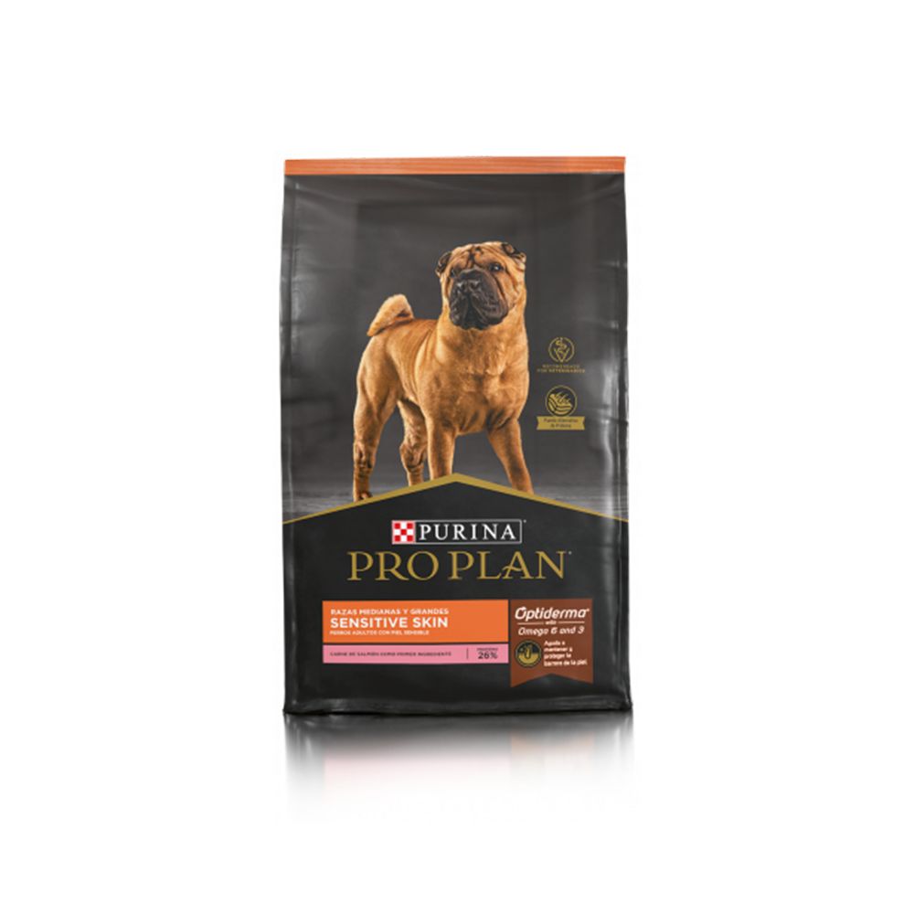 Alimento para Perro Sensitive Skin M/L Pro Plan 15kg AR