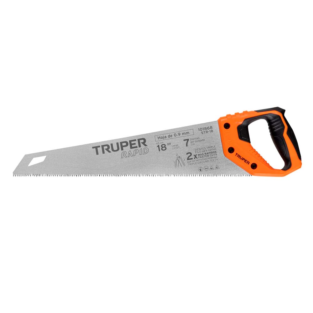 Serrucho Truper Rapid 18 7 DPP Mango Comfort Grip