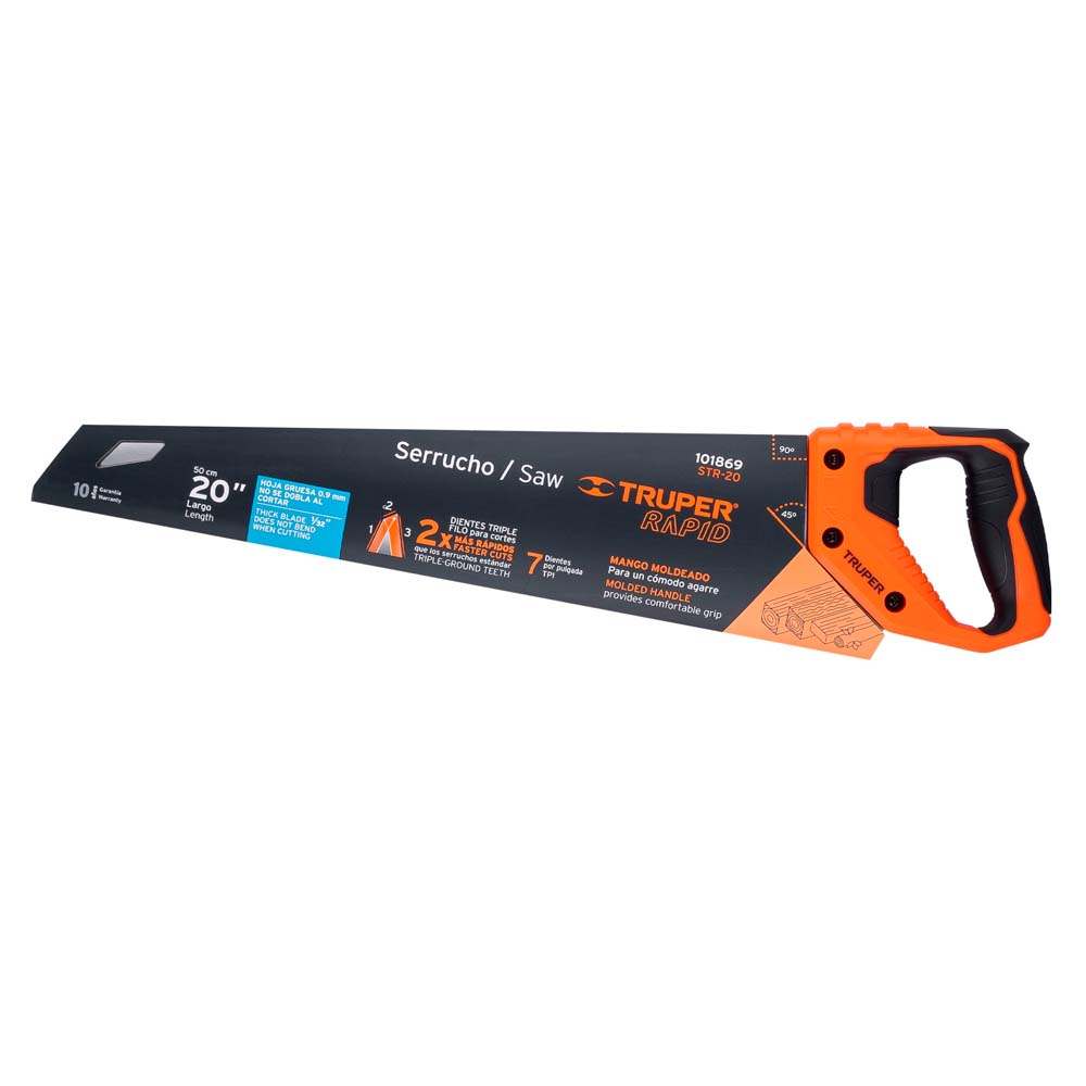 Serrucho Truper Rapid 20 7 DPP Mango Comfort Grip