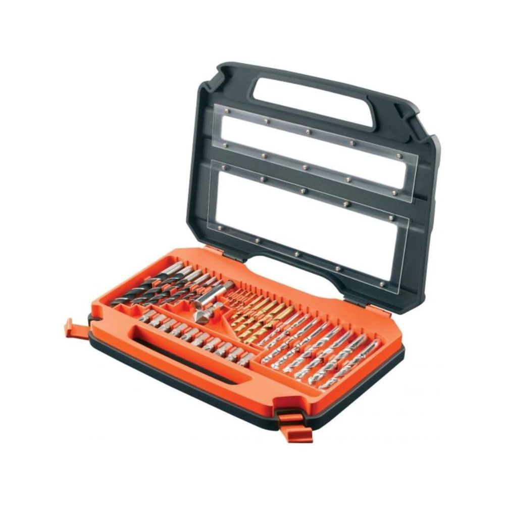 Set de Accesorios con Maletín para Taladro Black and Decker – 75 Piezas