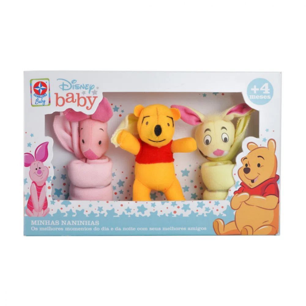 Set De Mantita Con Peluche Baby Pooh Estrela