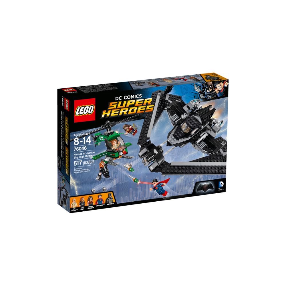 LEGO SUPER HEROES OF JUSTICIA SKY HIG BATTLE 76046 de 517 Piezas