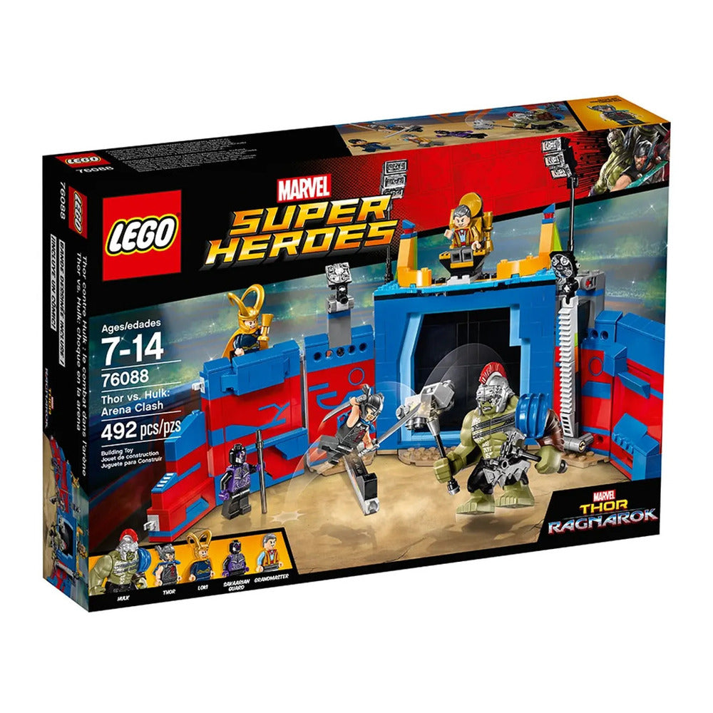 Thor vs. Hulk Arena Clash Lego Set