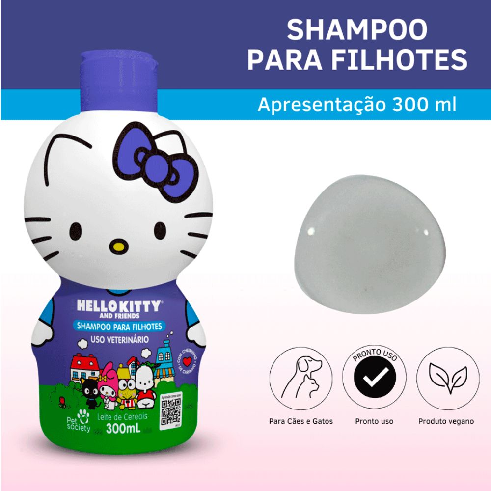 Shampoo para Cachorros Hello Kitty 300 ml