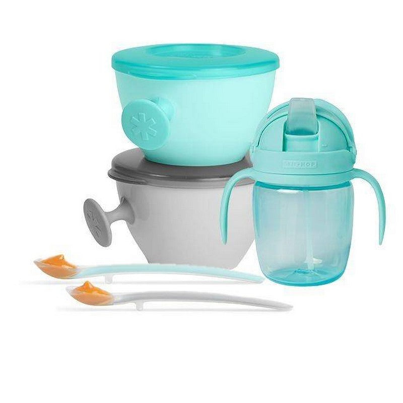 Set De Alimentacion Celeste Plomo Skip Hop 9K212910