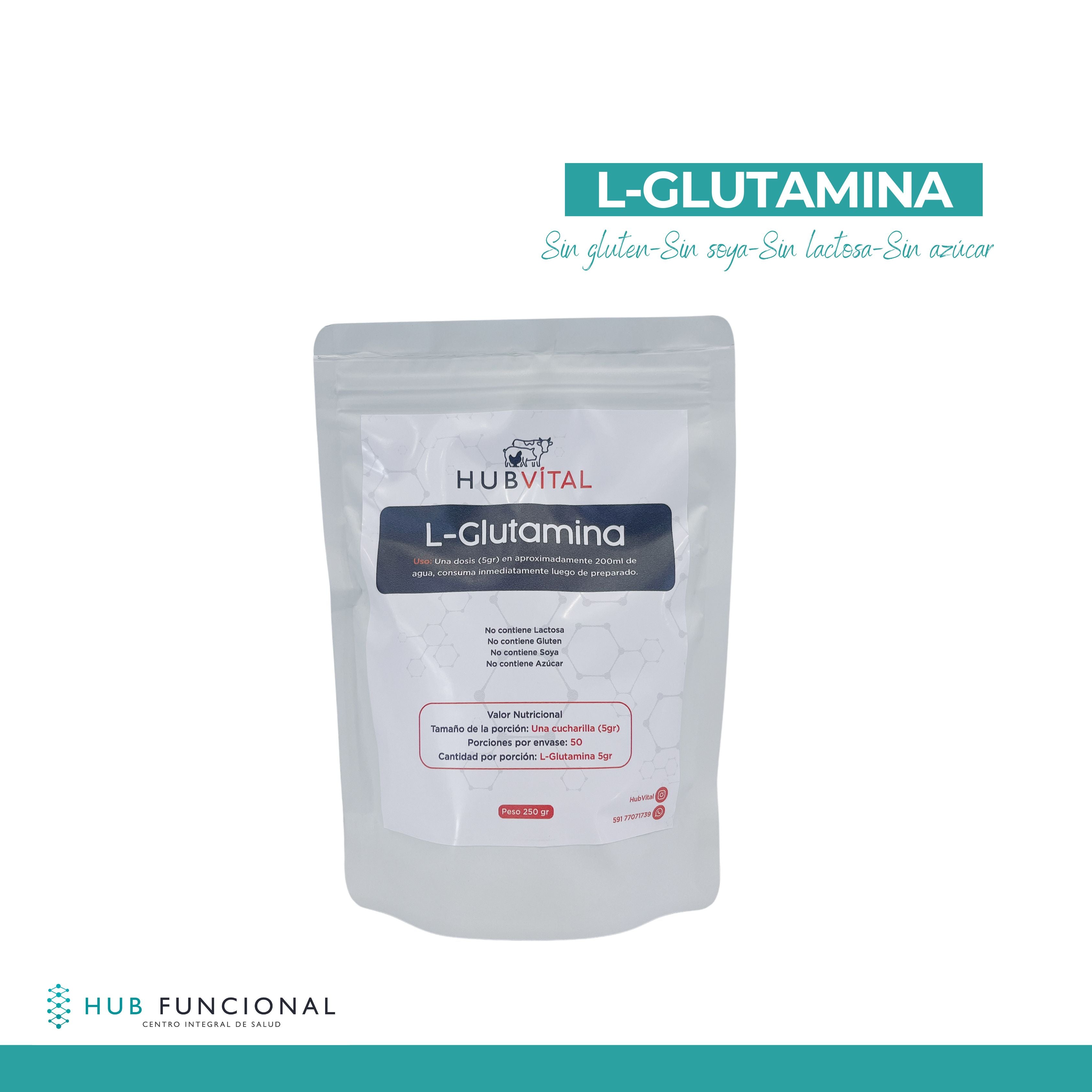 L-Glutamina Suplementación Nutraceútica Hub Funcional