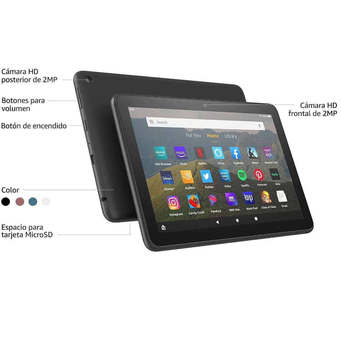 Tablet Amazon Kindle Fire HD8 10ma Gen Pantalla HD 8