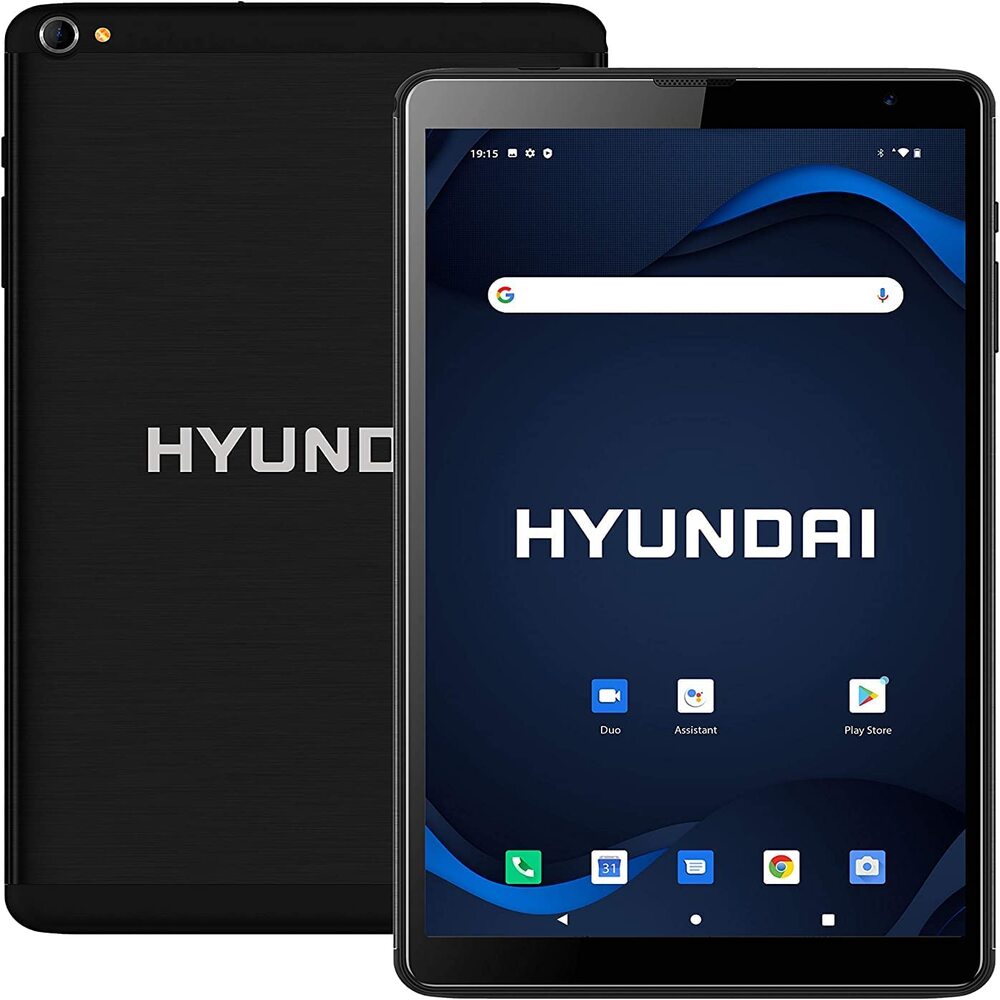 Tablet Hyundai de 8" 800x1280 HD IPS 2GB Ram 32GB Memoria WiFi LTE Android 10 Camara 5MP color Negro Codigo HT8LAB1PBKLTM