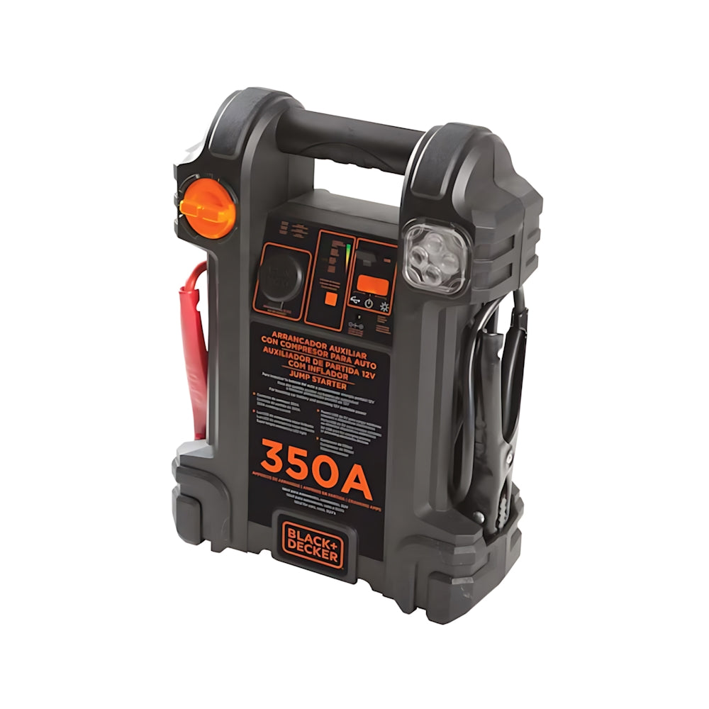 Arrancador Portatil Black and Decker 350A – 12V