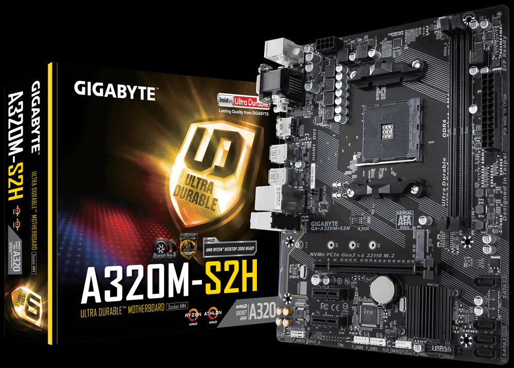 Tarjeta Madre Gigabyte A320M-S2H