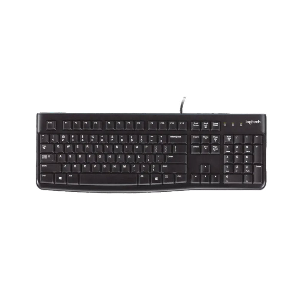 Teclado con Cable Logitech K120 en Color Negro