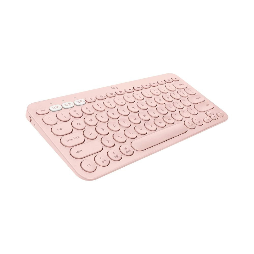 Teclado Logitech K380 Inalámbrico Bluetooth Color Rosa