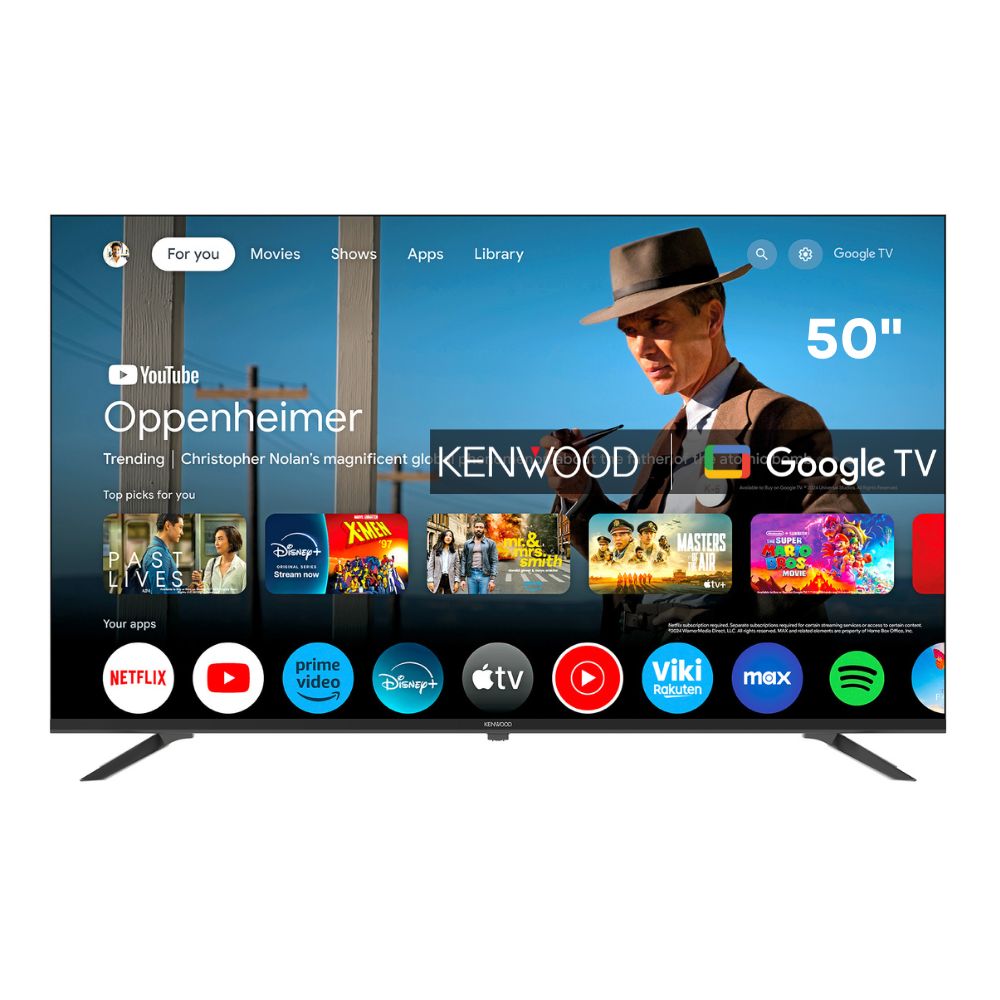 Televisor Kenwood de 50" 4K Google TV