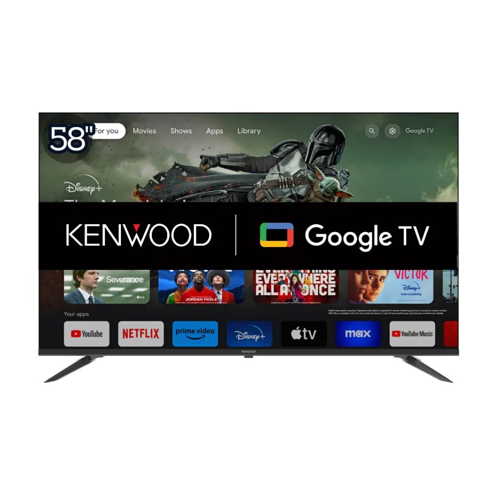 Televisor Kenwood de 58” Ultra HD 4K Google TV