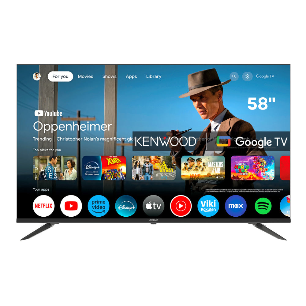 Televisor Kenwood de 58” Ultra HD 4K Google TV