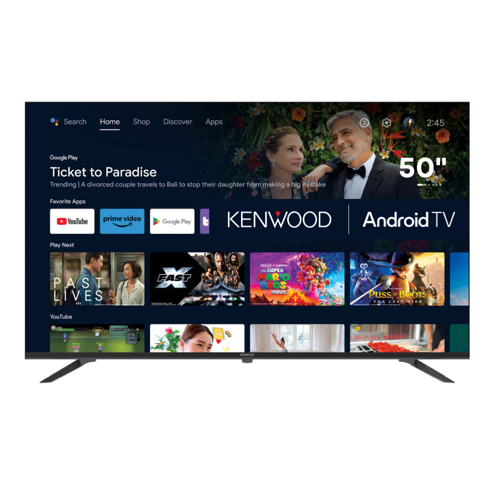 Televisor Kenwood Led 50" Ultra HD 4K, Android TV