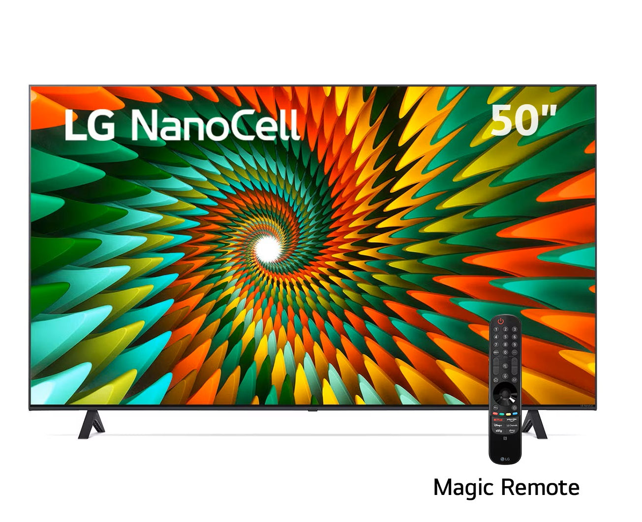 Televisor LG 50'' NanoCell NANO77 4K SMART TV con ThinQ AI