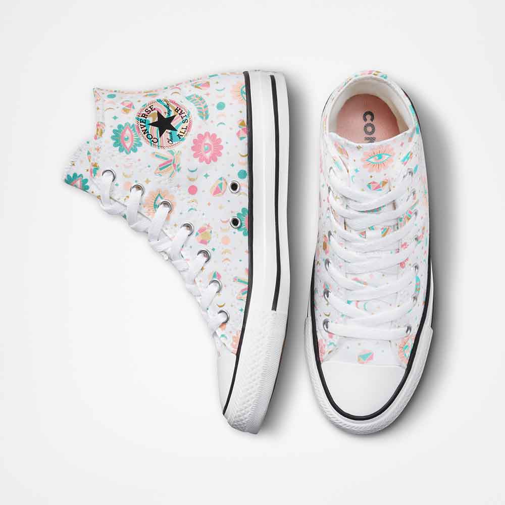 Zapatilla Converse Con Flores