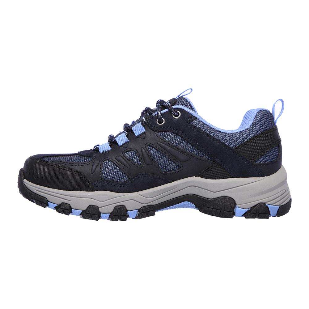 Tenis Skechers Selmen Color Negro con Celeste