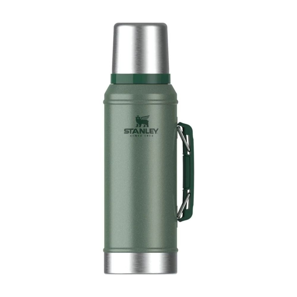 Termo Stanley Classic 950 ml Verde con tapon cebador